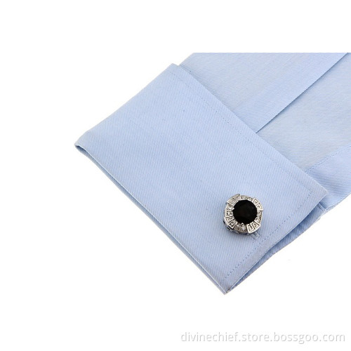 Silver Plated Bulk Brass Mens Cufflinks Dress Shirts